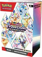 Pokemon Evoluzioni Prismatiche Bundle Box 6 Buste ITA Sigillato ✅ SPEDIZIONE UPS