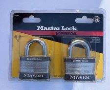 Master Lock 5Tcom Padlocks, Keyed Alike, Standard Shackle, Laminated Steel