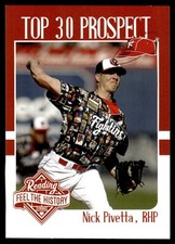 2017 Nick Pivetta Choice Minor League Rookie Card Reading Phils Top Prospects. rookie card picture