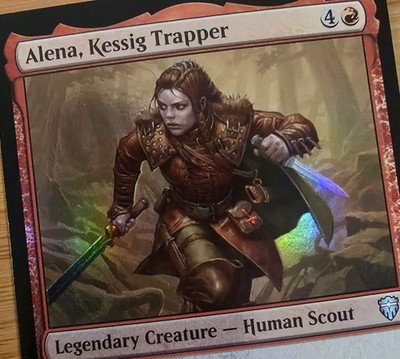 X 1 Alena, Kessig Trapper FOIL NM-M CMR 160 MTG Magic The Gathering