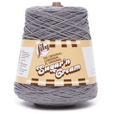 Lily Sugar'n Cream Yarn - Cones-Overcast