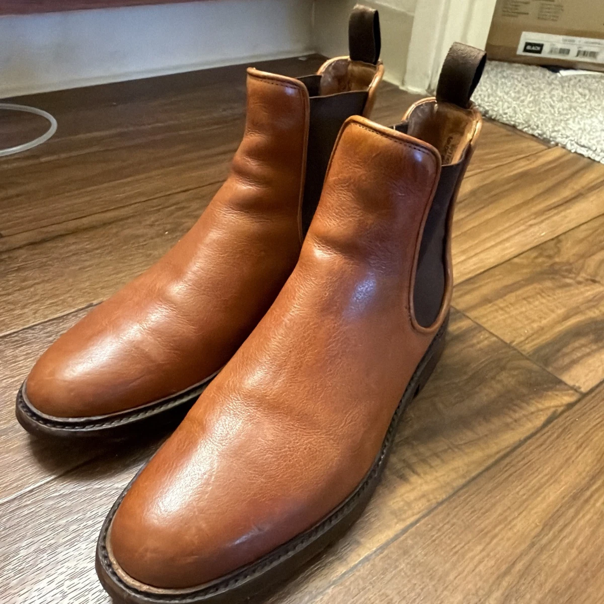 Frye Austin Chelsea Suede Copper Brown Boots Brown Frye Chelsea Boots for Men for Sale | Shop New & Used  main image 2