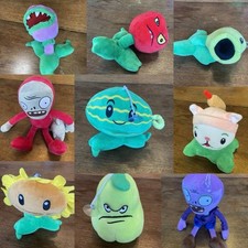 Plants VS Zombies PVZ Plush / Suction Cup Lot Of 10