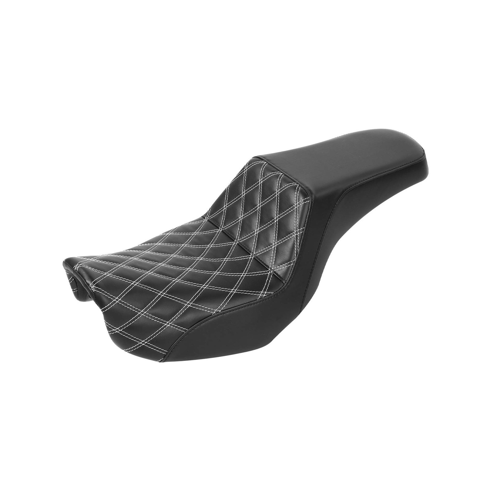 Rider Driver & Passenger Seat Fit For Harley Dyna Super Glide Street Bob Wide...