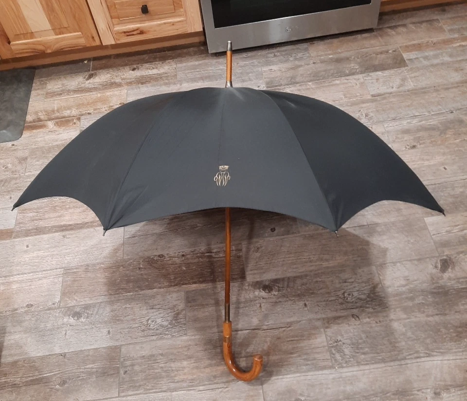 Swaine Adeney Brigg Umbrella By Appt To H.M Queen Elizabeth Queen Mother READ - Image 3 of 4