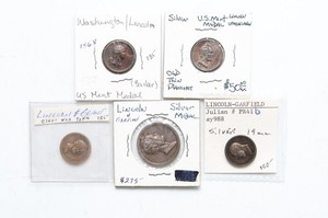 Double sided US mint civil war tokens/medals