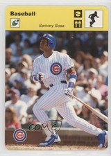 2005 Leaf Sportscasters Yellow Running Ball 32/35 Sammy Sosa #44 00em