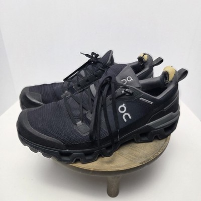 Men's On Cloudwander Waterproof, Black/Eclipse, 11.5 