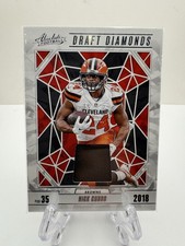 2024 Panini Absolute - Draft Diamonds Jersey Nick Chubb #DDJ-NCB (MEM)