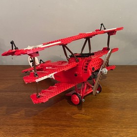 Lego 3451 Sopwith Camel Biplane & 10024 Red Baron Airplane Building Set *READ