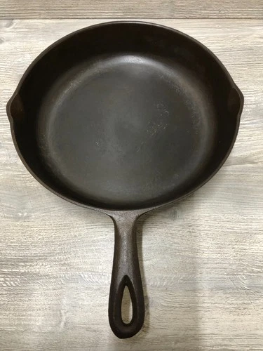 Vintage BSR Birmingham Stove & Range Cast Iron Skillet No. 8 10 5/8" Made in USA