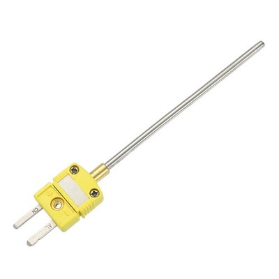 K-Type Thermocouple Temperature Sensor Probes, -40-2012 °F Probe 0.12x3.35 in