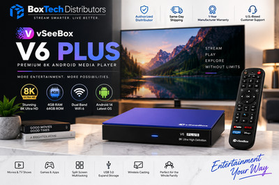  vSeeBox V6 Plus Android TV Box 4GB 64GB | Authorized Distributor | Fast Ship 