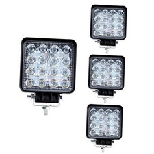 LED Work Lights for Truck, 4 Inch LED Light Pods 48W Square Work 4 pcs-48W