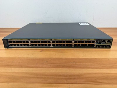 Cisco WS-C2960S-48LPS-L 48 Port Ethernet Switch Gigabit PoE+