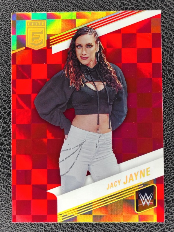 2023 Panini Donruss Elite WWE Jacy Jayne Red Checker #75