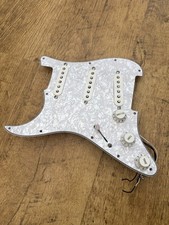 Left Handed Fender Loaded Pickguard, Fender Pickups Upgraded