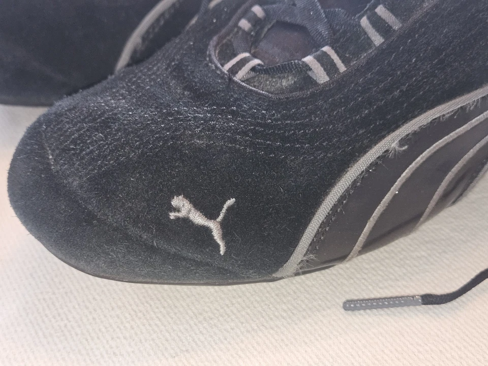 Puma Soleil Speed Cat Women's Sneakers Size 10 Black Suede Lace Up  Shoes - Image 2 of 4