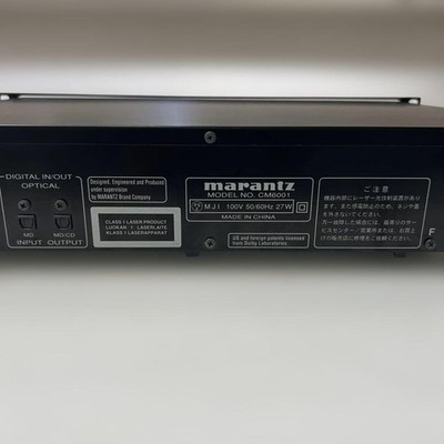 USED Marantz CM6001 CD/MD Combination Player black All Function | eBay