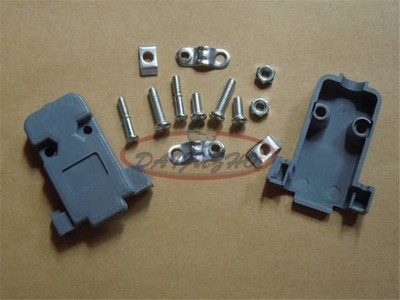 10pcs Hood Cover for 9 Pin Plastic DB9 D-SUB *hu
