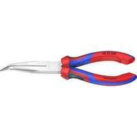 Knipex 38 25 200 Elektronik- U. Feinmechanik Flachrundzange 40° Gebogen Vanadium