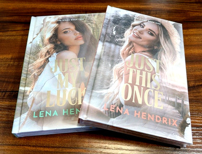 Eternal Embers Lena Hendrix Just This Once + Just My Luck Hardback Set Sealed