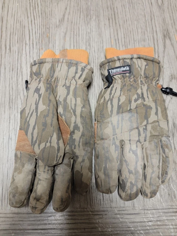 Mossy Oak Vintage Greenleaf Camo Thinsulate Gortex Winter Hunting Gloves Large L - Image 3 of 4