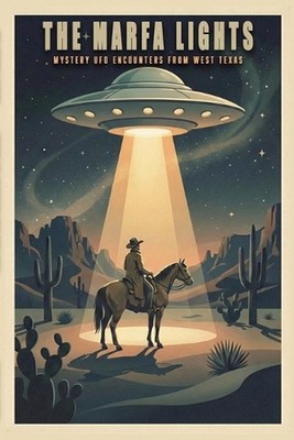 The Marfa Lights: Strange Illuminations Over West Texas by Patrick Kinney Paperb