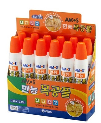 Amos Multi-Purpose Wood Glue 12 Pack Professional PVA Adhesive Strong Bond