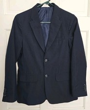 CAT JACK navy Blue Poly Blazer Jacket. Boys 14