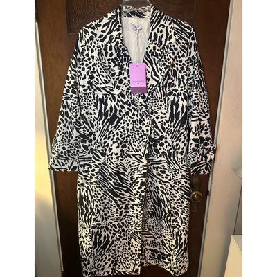Sergio Hudson x Target Women's M Animal Print Strong Shoulder Trench Coat