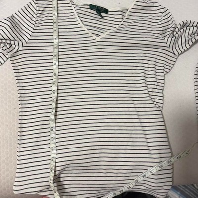 Ralph Lauren Women's Black and White Shirt