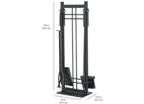 Ensemble d'outils 5 pièces pour cheminée Pleasant Hearth FA016TA Preston - Photo 3/5