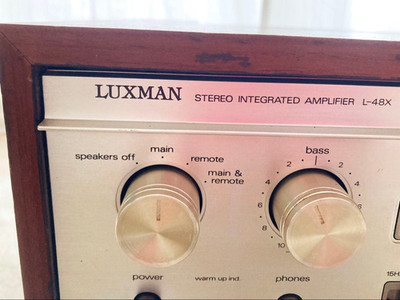 Precious pre-main amplifier LUXMAN L-48X Working Confirmed