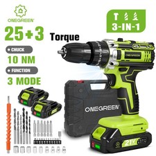 21V Akkuschrauber Set Schlagbohrschrauber Bohrmaschine Akkubohrer FürMakita Akku