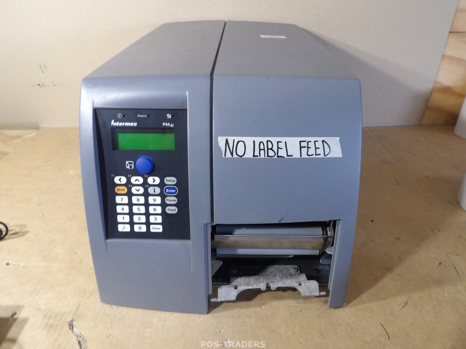 Intermec EasyCoder PM4i Thermal Barcode Label Printer Serial LAN - NO LABEL FEED