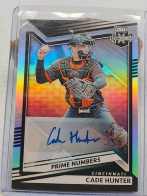 ⚾2022 Panini Elite Extra Edition Baseball Cade Hunter No.153 Prime Numbers 27/62
