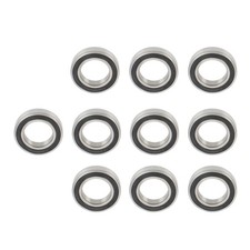 6008-2RS 10Pcs 40 × 68 × 15 mm Pre-Lubricated Deep Groove Ball Bearing Bore Seal