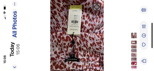Whistles Women's Summer Cheetah Tiered Skirt Size 16 NWT - Picture 7 of 7