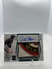2023 Leaf Trinity Wade Meckler XRC RPA /25 Giants INSANE PATCH #PA-WM1