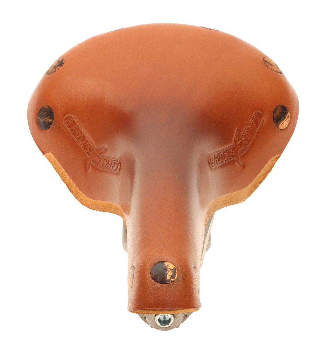 Brooks Swift Saddle Titanium Rails Hard Leather Cover Honey NEW