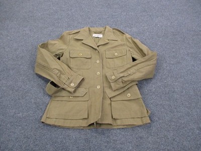 Purdey Jacket Womens M Beige Outdoors Hiking Barn Farm Chore Coat