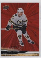 2024-25 Upper Deck Series 1 Outburst Red 15/25 Brandon Carlo #17 0y85