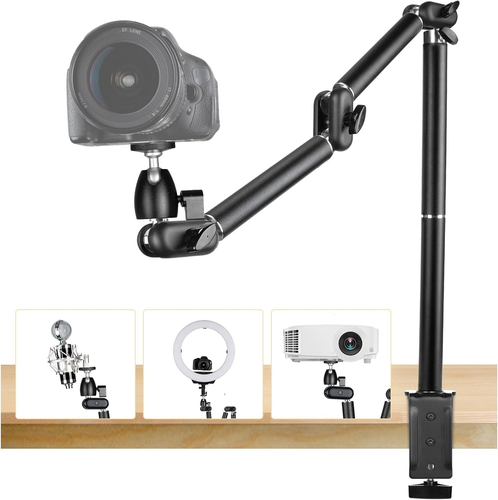 TARION Desk Camera Mount Stand Heavy Duty Articulated Camera Arm Articulating Ta - 第 1/12 張圖片