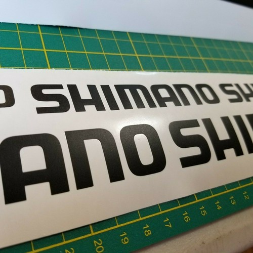 Custom Shimano Decal Set. Custom Colors. MTB Road Bike Frame Helmet Stickers - Picture 11 of 12