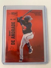 2022 Skybox Metal Universe Champions PMG Orange /25 Danny De Andrade #097