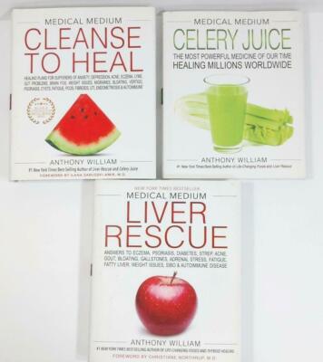 MEDICAL MEDIUM ANTHONY WILLIAM 3 HARDCOVER BOOKS BRAND NEW EXPEDITED ...