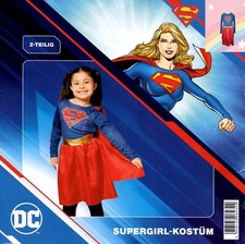 Mädchen Kostüm Supergirl Supergirl-Kostüm Mädchenkostüm DC  Karneval Fasching