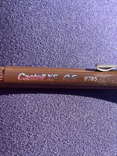 Vintage Castell | XF 0,5 9785 Druckbleistift | Made In Germany brauner Schaft - Bild 7 von 7