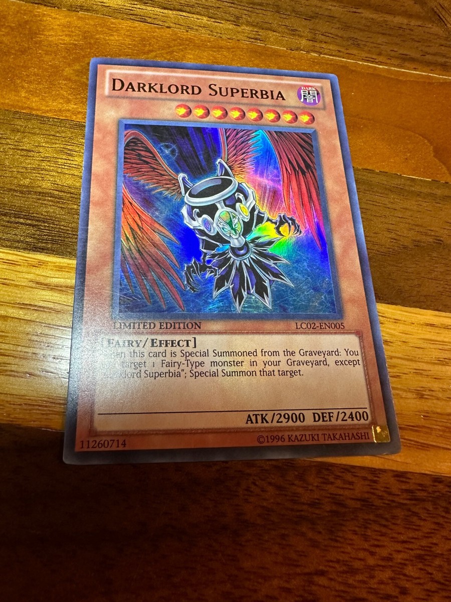 エラーカード　DARKLORD Superbia 限定版 LCO2-EN005 エラーカードDARKLORD Superbia 限定版 LCO2-EN005